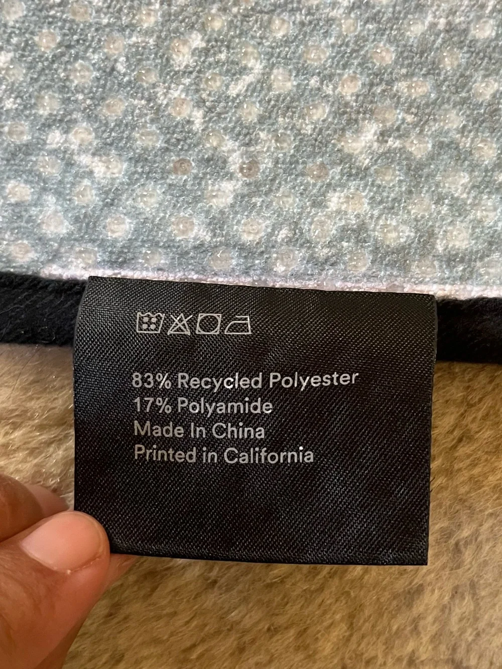 Geometry Bend Yoga Towel